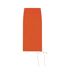 Womens/ladies Knitted Side Tie Slim Midi Skirt Coral Red Off White-3