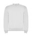 Unisex adult clasica crew neck sweatshirt white Roly-1