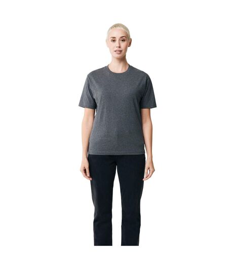 Unisex adult teide recycled cotton t-shirt heather anthracite Iqoniq