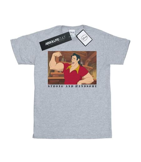Disney - T-shirt BEAUTY AND THE BEAST HANDSOME BRUTE - Femme (Gris chiné) - UTBI17134