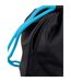 Icon Drawstring Bag One Size Black Surf Blue Bagbase-3