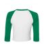 T-shirt femme blanc / vert kelly Bella + Canvas-2