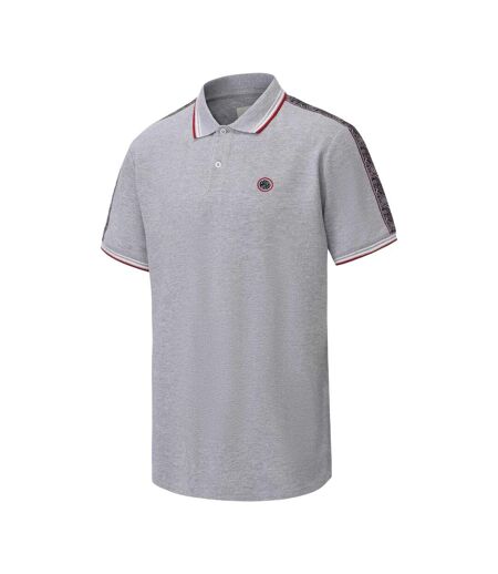 Polo Motif/style Logo Homme Gris Pretty Green