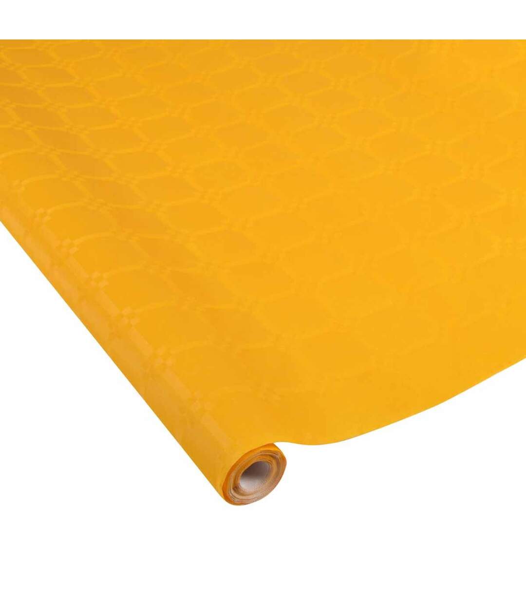 Nappe Papier Damassée 1,18x5m Moutarde-1