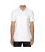 Polo manches courtes homme blanc Gildan