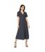 Robe mi-longue femme noir Dorothy Perkins-1