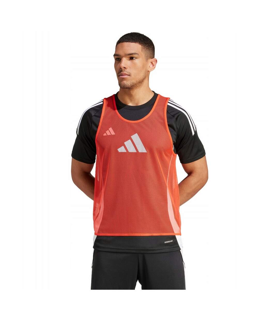 Débardeur Adulte Rouge Orange Adidas-1