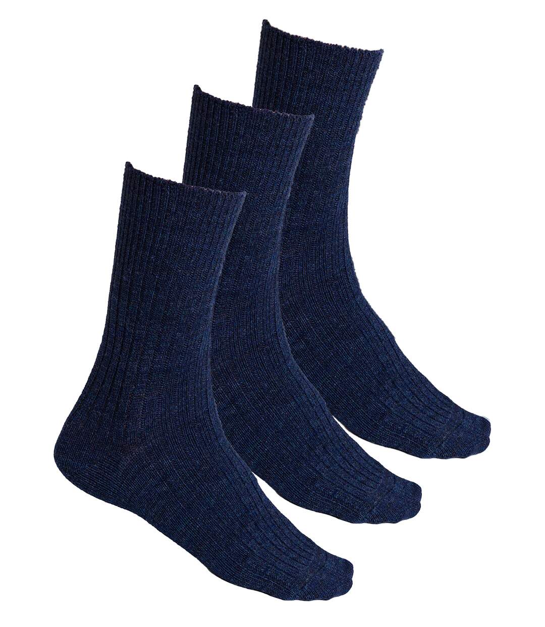 Steven - 3 Paires Chaussettes Laine Hiver Femme | Respirant Tricotée Chaussettes-1