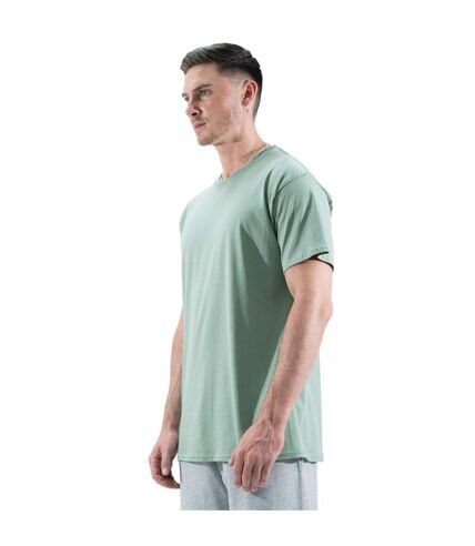 T-shirt manches courtes homme vert de gris Casual Casual