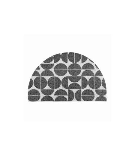 Tapis d'Entrée Demi-Lune Cosmix 45x75cm Gris
