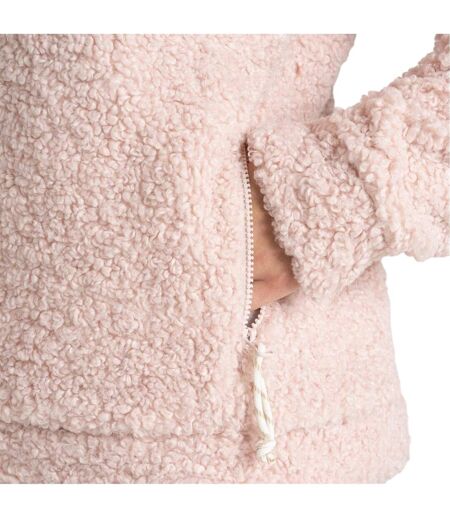 Womens/ladies Ciara Sherpa Fleece Funnel Neck Sweatshirt Calico Craghoppers