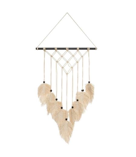 Décoration Murale Macramé Safari 68cm Lin