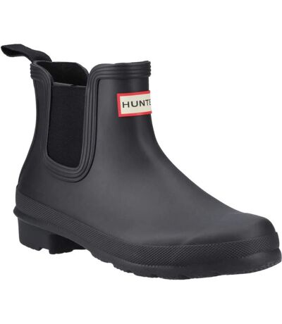 Womens/ladies Original Chelsea Boots Black Hunter