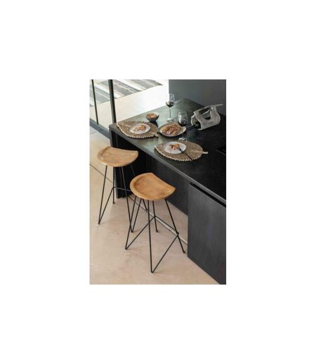 Support pour Plantes en Bois Valeria 33cm Naturel