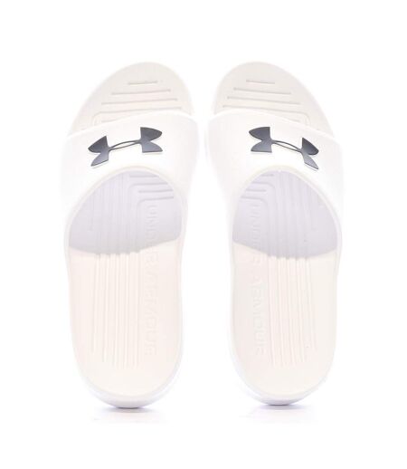 Claquettes Blanches Homme Under Armour Core - 41