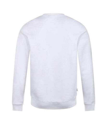 Sweat Style Texte Homme Blanc Luke 1977