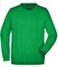 Sweat-shirt col rond - JN040 - vert fougère - mixte homme femme