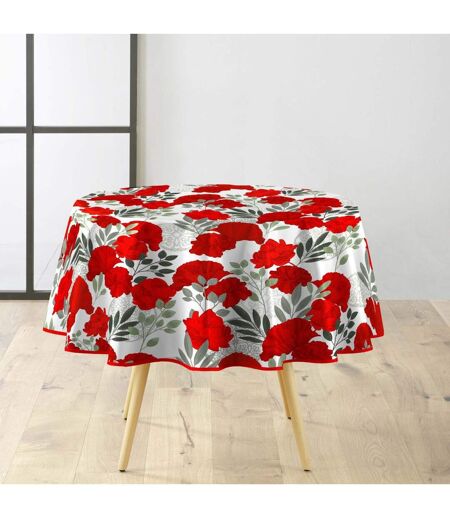 Nappe Ronde Occitanie 160cm Rouge