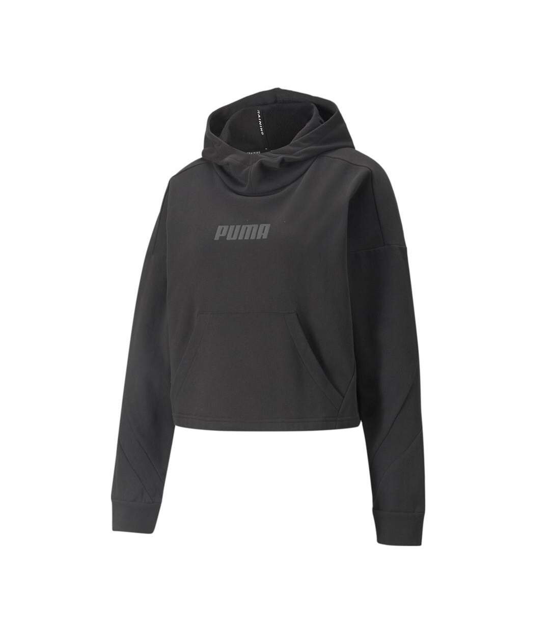 Sweat à capuche de training Noir Femme Puma Terry - M