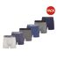 Pack Of 6  Mens Plain Boxer Shorts  Multicoloured Keanu-2