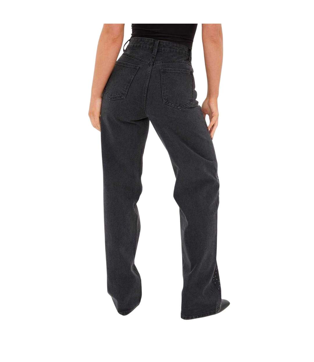 Jean Motif/style Embelli Femme Noir I Saw It First-3