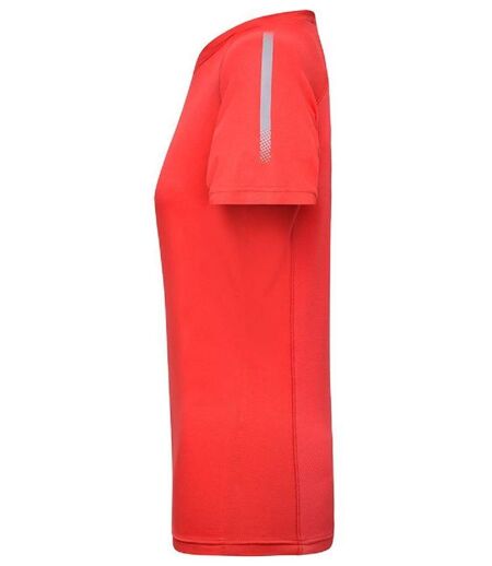 Maillot running en polyester recyclé - Femme - JN519 - rouge