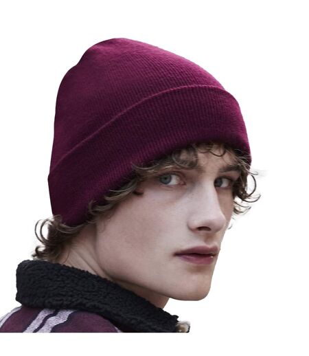 Beechfield Original Recycled Cuffed Beanie (Burgundy) - UTRW8364