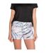 Womens/ladies Peachy Party Printed Lounge Shorts Blue Grey PJ Salvage-2