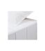 Drap Plat 1 Personne Percale 180x290cm Blanc