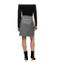 Womens/ladies Vanata Plaid Skirt Grey Boss-2