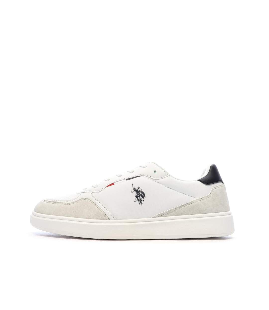 Baskets blanc/marine homme us polo assn byron-1
