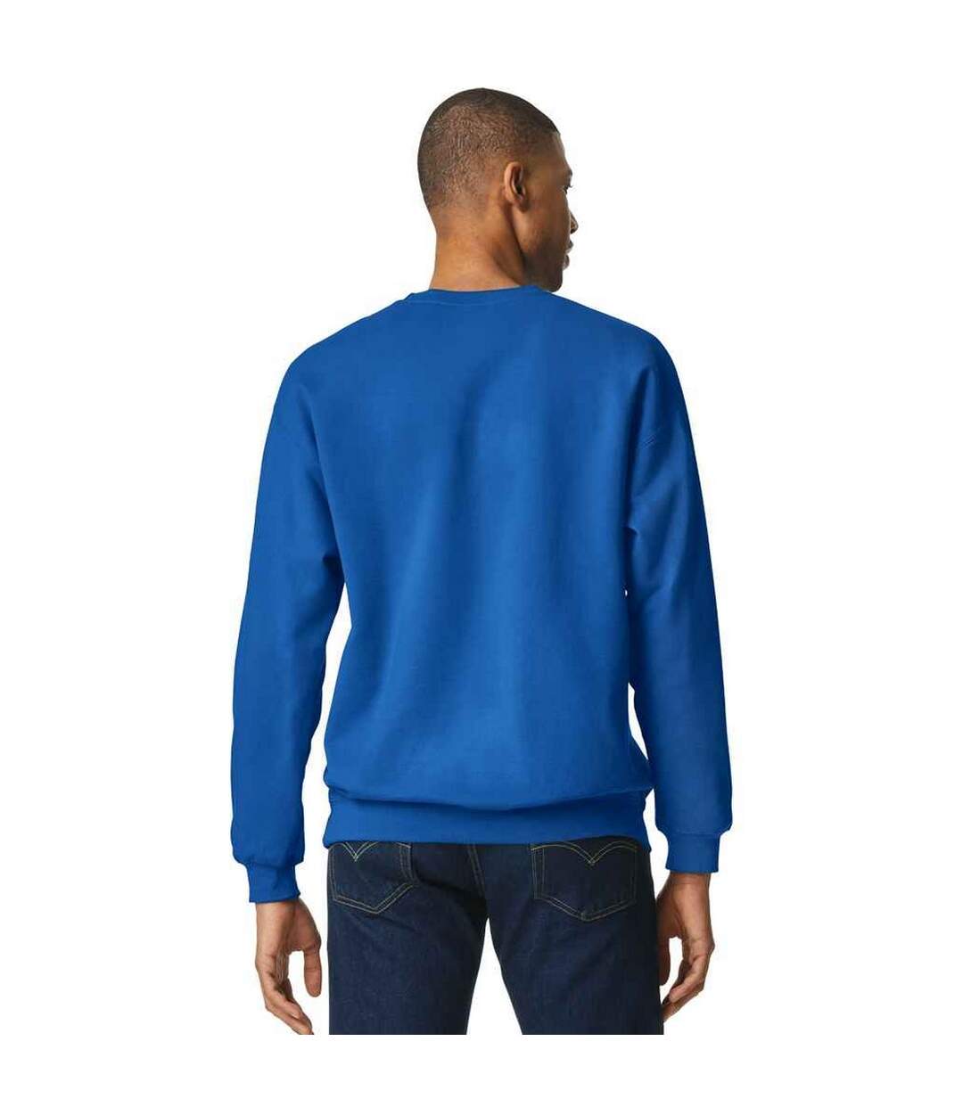 Sweat Softstyle Adulte Bleu Roi Gildan-3