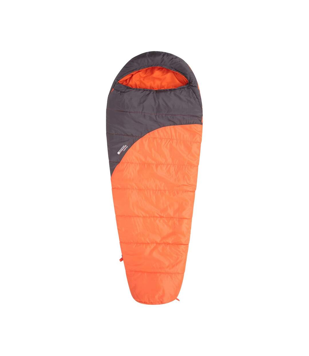 Unisex adult summit 250 right zip winter mummy sleeping bag one size orange Mountain Warehouse-3