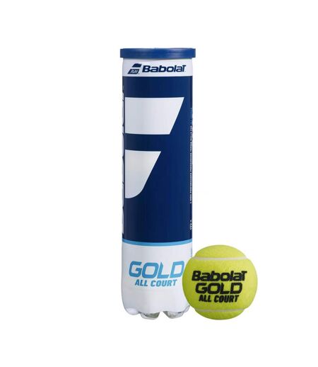 Balles De Tennis Gold All Court Taille Unique Jaune Babolat