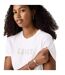 T-shirt Motif/style Strass Femme Blanc Vif Levis-4