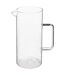 Pichet en Verre Design Droit 1,5L Transparent-1