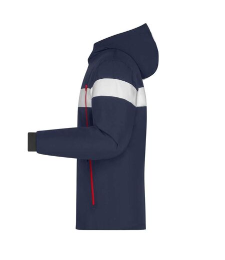 Veste Wintersport Homme Bleu Marine Blanc Rouge Clair James And Nicholson