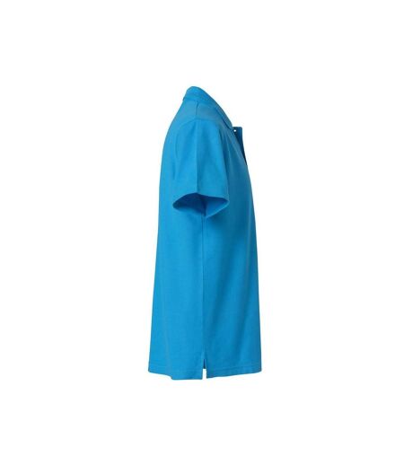 Polo Basic Homme Turquoise Vif Clique