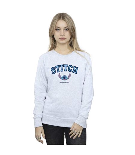Disney - Sweat LILO AND STITCH COLLEGIAL - Femme (Gris chiné) - UTBI22476