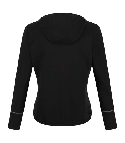 Regatta Womens/Ladies Textured Fleece Full Zip Hoodie (Black) - UTRG7709