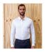 NEOBLU Mens Basile Pique Formal Shirt (White) - UTPC5078