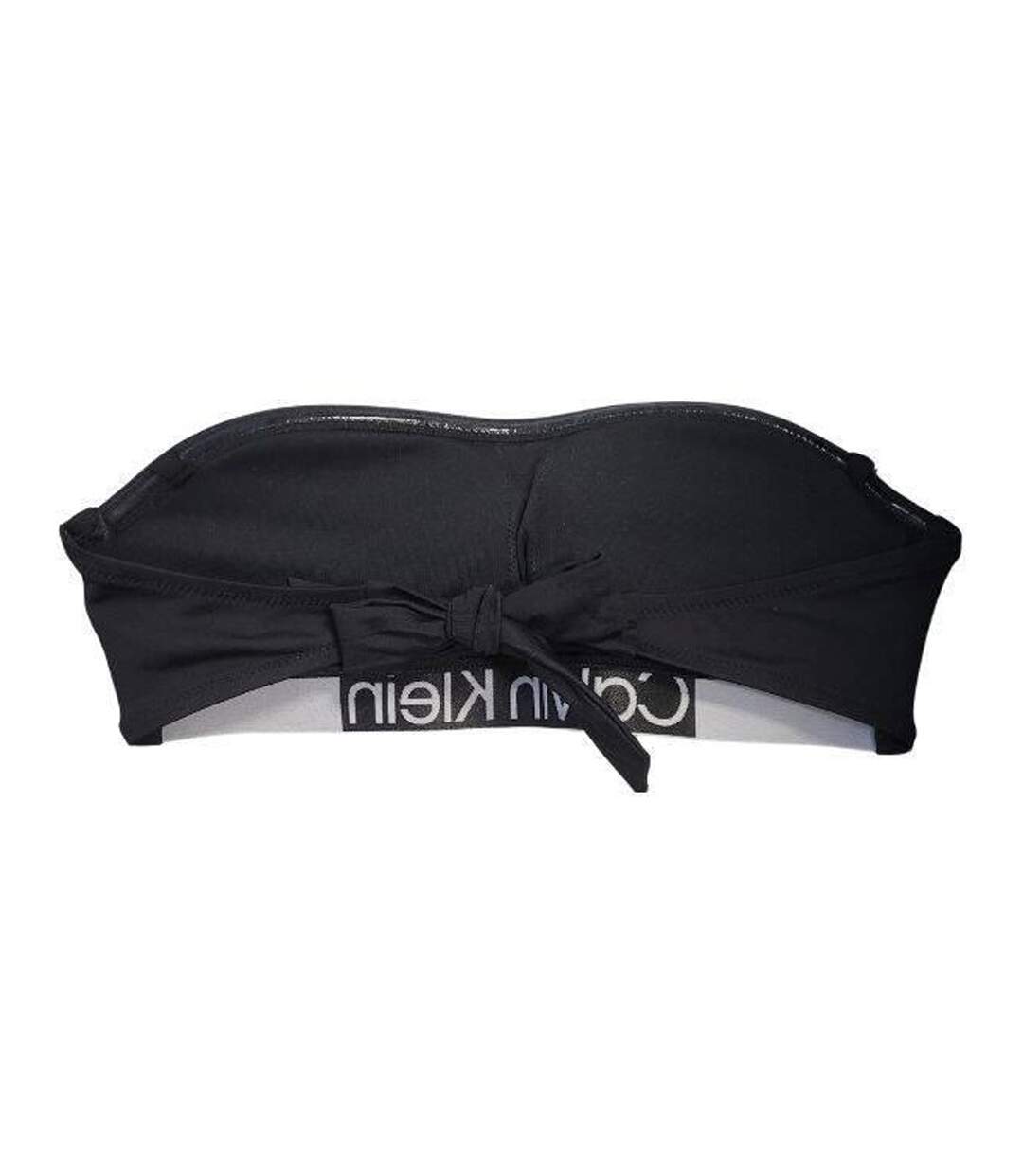 Haut De Maillot De Bain Motif/style Logo Femme Noir Calvin Klein-2