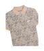 Polo Motif/style Cachemire Homme Beige Gris Lambretta-4