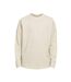 Build Your Brand Mens Cut-On Oversized Long-Sleeved T-Shirt (Sand)