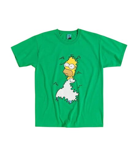 T-shirt Motif Homer Simpson Adulte Vert Haie The Simpsons