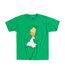 T-shirt Motif Homer Simpson Adulte Vert Haie The Simpsons-1