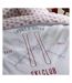 Parure de lit blanche ski today 260x240-2