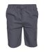 Duke Mens Nick D555 Elasticated Waist Cargo Shorts (Grey) - UTDC224-2