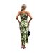 Robe Mi-longue Motif/style Floral Femme Vert AX Paris-3