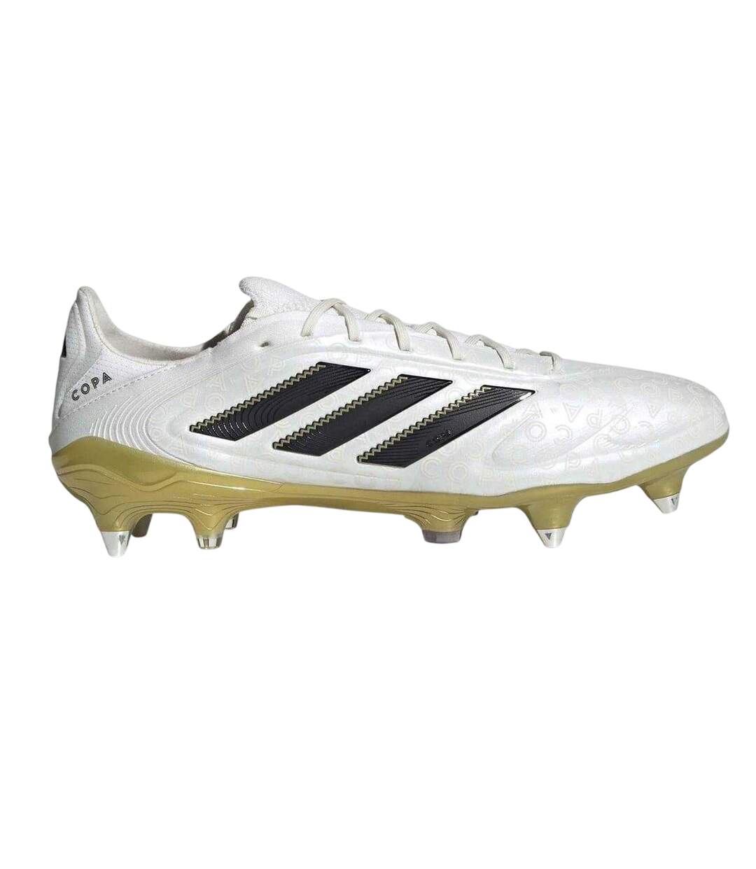 Unisex Adult Copa Pure.3 Leather Soft Ground Football Boots White Adidas-1